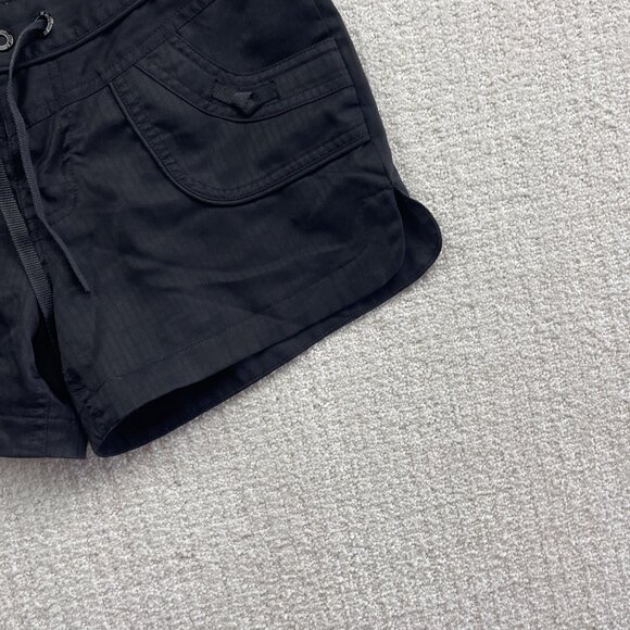 Powder Room Board Shorts Women's 7 Black Sun Surf Swim Smile Versatile Beach - Picture 4 of 12